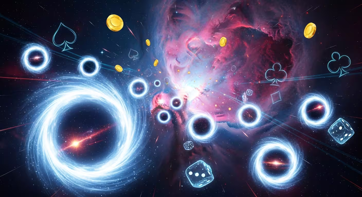 Lysande himmelsk komet som stryker över en stjärnbeströdd himmel ovanför glödande spelsymboler och stigande multiplikatorer på Nebula Casino